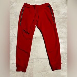 Red Hollister Fleece Joggers